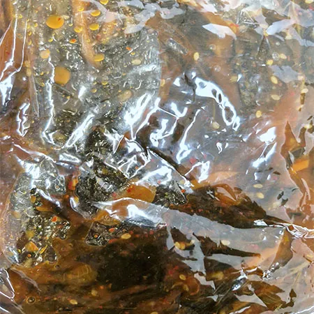 일미농수산 깻잎무침(조미깻잎70% 1Kg/EA) 업소용 반찬 이미지