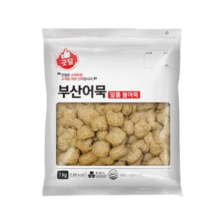 굿딜_엄선 부산알뜰볼어묵(NEW_8±2g*125±10개 1Kg/EA)