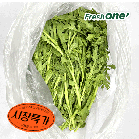 ★매일시장특가★ 쑥갓(상 500g/EA) 초특가 채소 야채