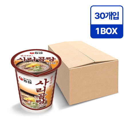사리곰탕 사발면(61g*30EA/BOX) 라면 이미지