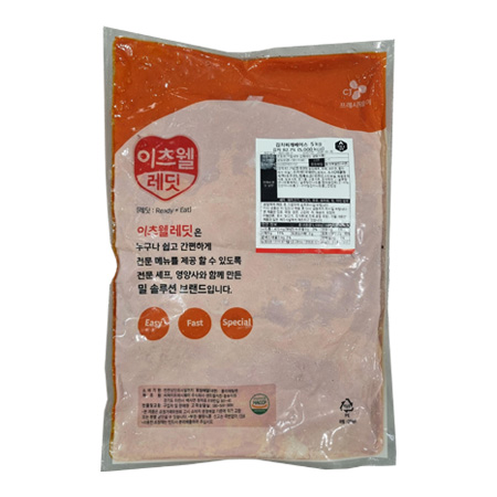 <간편조리>CJ프레시웨이 김치찌개베이스 (냉동 1:1희석 5Kg/EA) 업소용 반찬