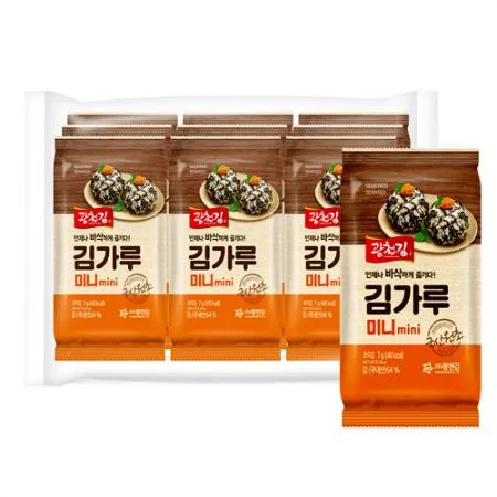 광천김 미니조미김가루(7g*9개입 63g/EA)/국내산