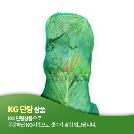 양배추(겉잎미제거/8KG/KG출고) [원산지: 국내산]