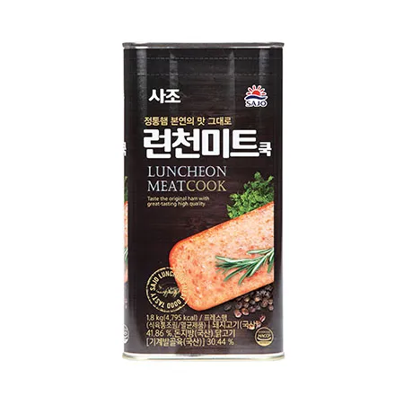 사조 햄캔(런천미트쿡 1.8Kg/EA)