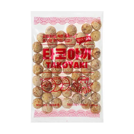 ★초특가★ 지엔씨푸드 타코야끼 1kg (20g*50알) 타코야키 대용량 업소용
