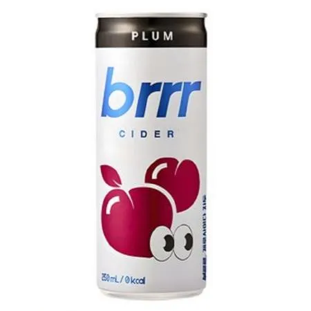 부르르 제로사이다(250ml_캔_자두 250g/EA)