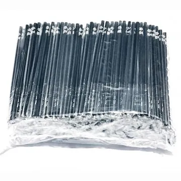 스트로우(개별포장_자바라_검정색_7*210mm_500입 EA)