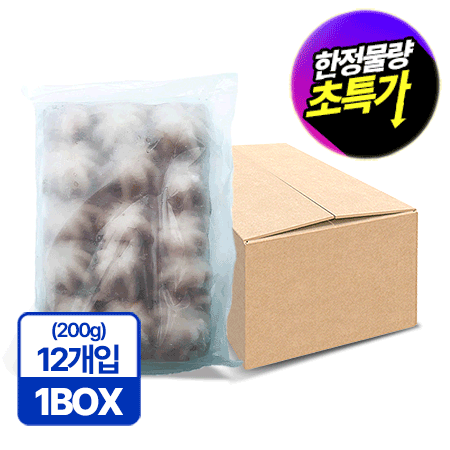 ♥수산특가♥프레시원 주꾸미(홀_15미 200g*12입 2.4kg/BOX)