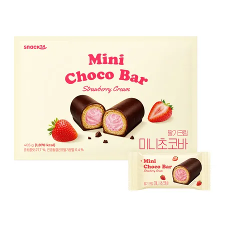 오디찌 딸기크림미니초코바(405g/EA)