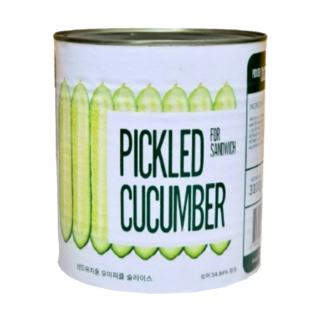 제이쿱글로벌 샌드위치피클(슬라이스 3.1Kg/EA)