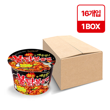 삼양식품 불닭볶음면(컵 105g*16EA/BOX)