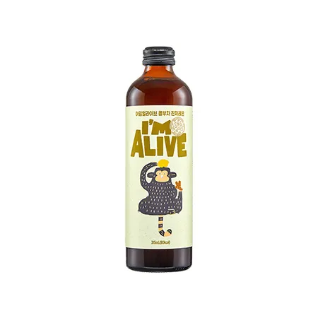 아임얼라이브 콤부차(진저레몬_병_315ml*12입/BOX 315g/EA)