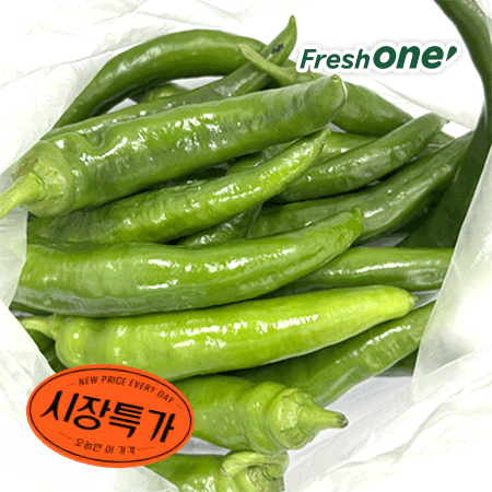★매일시장특가★ 프레시원 아삭이고추(상 500g/EA) 오이고추