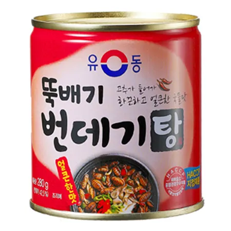 유동 얼큰한번데기탕(뚝배기 280g/EA) [원산지: 상세설명참조]