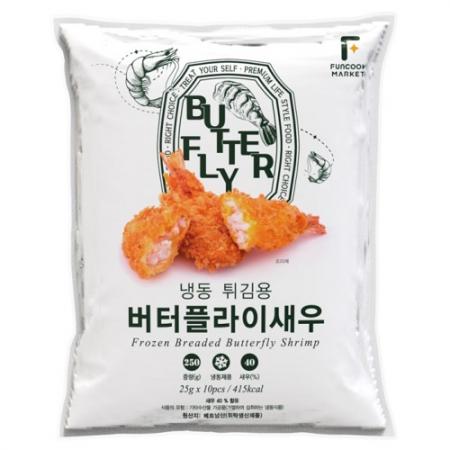 아쿠아링크 버터플라이새우튀김(25g*10입 250g/EA)