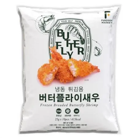 아쿠아링크 버터플라이새우튀김(25g*10입 250g/EA)