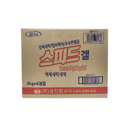 스피드겔 세탁세제(액체_3L_기획 EA)