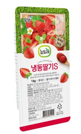 뉴뜨레 냉동 딸기(가당_슬라이스 1Kg/EA)