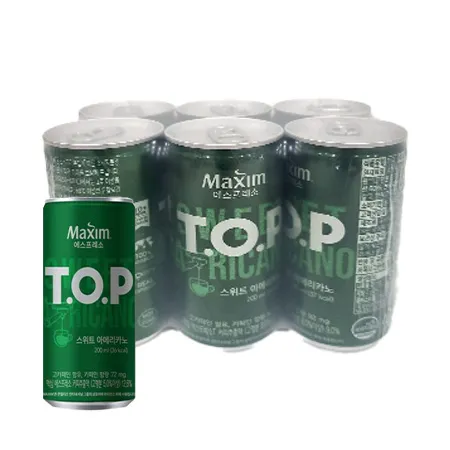 맥심 TOP(스위트아메리카노_200ml*6입 1.2Kg/EA)