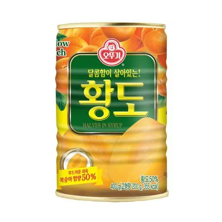 오뚜기 황도캔(하프컷 400g/EA)