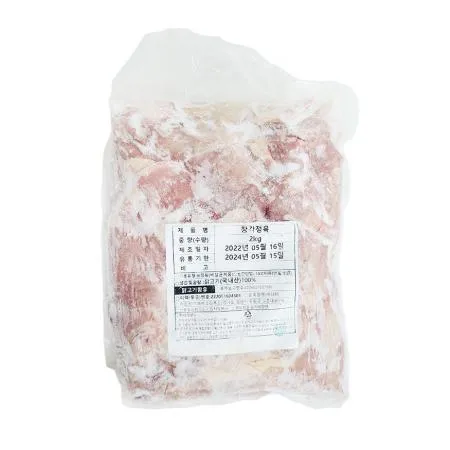 닭다리살(100±10g/덩어리_정육_껍질있음_신규 2Kg/EA)