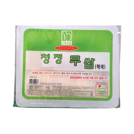 으뜸 무쌈(흰색 3Kg/EA)