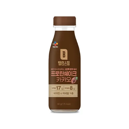 백설 밸런스밀프로틴쉐이크(NEW_쉐이크카카오 50g/EA)