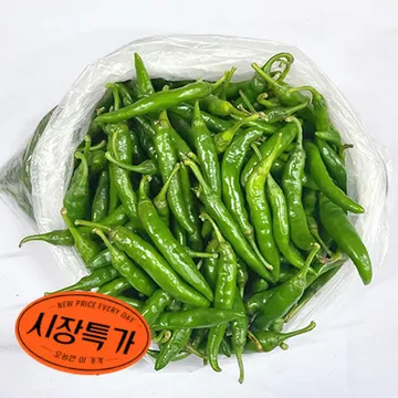 ★매일시장특가★ 청양고추(국산 상 1Kg/EA) 고추 초특가 채소 야채 국내산 고추 청양