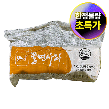 맛찬들 쫄면사리 2Kg