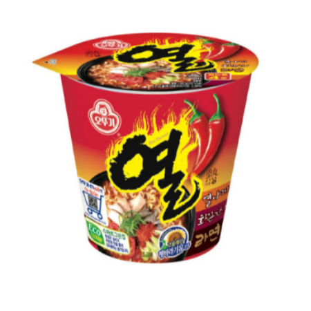 오뚜기 열라면(컵_소_15입_BOX발주 62g/EA)