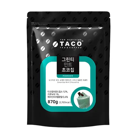 타코 그린민트초코칩프리치노(870g/EA)