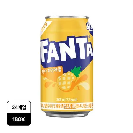 코카콜라 환타(355ml_파인애플 업소용 355g/EA)