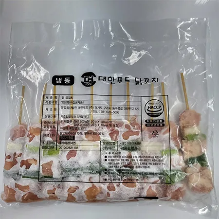 치킨셰프 NEW파닭꼬치(1등급 50g*10입 500g/EA)