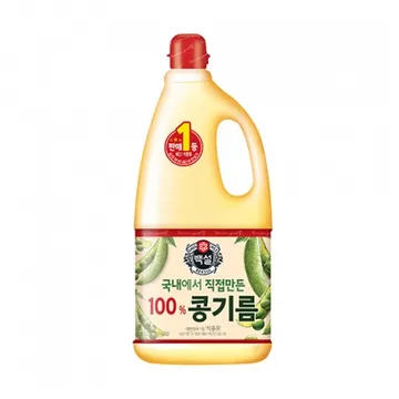 백설 대두유(1.8L 1.651Kg/EA) 식용유 [원산지: 상세설명참조]