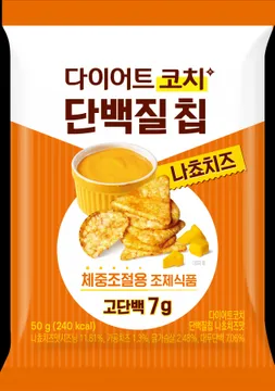 종근당건강 다이어트코치단백질칩(나쵸치즈맛 50g/EA)