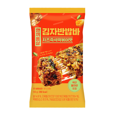 한끼통살 김자반밥바(치즈즉석떡볶이 100g/EA)