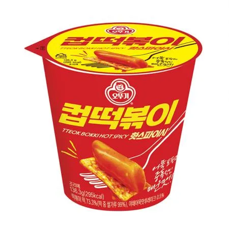 오뚜기 컵떡볶이(핫스파이시 136g/EA)