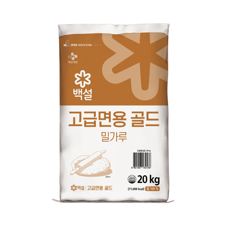 백설 밀가루(고급면용 골드 20Kg/EA)