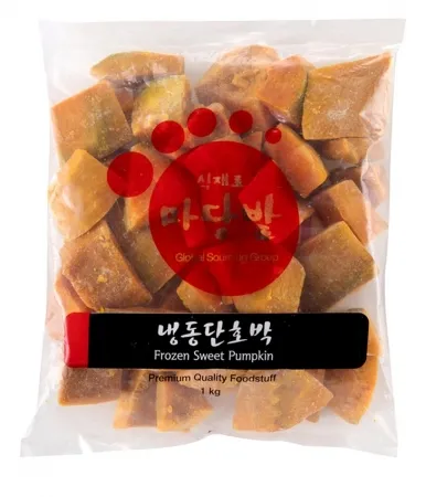냉동 단호박(상품 다이스_탈피 1Kg/PAC)/중국산