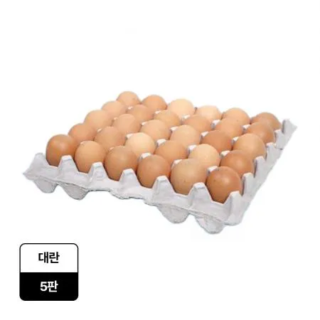 ♥첫구매♥세척대란 30입(5판묶음판매용) 계란 세척란 대란