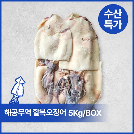 할복 오징어 (5Kg/BOX)