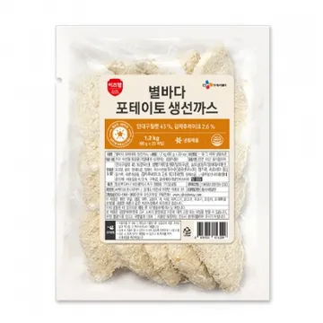 이츠웰 별바다포테이토생선까스(60g*20입 1.2Kg/EA)