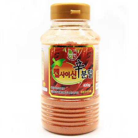 청우 캡사이신분말(400g/EA) [원산지: 상세설명참조]