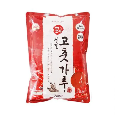청결 고춧가루(고운,특품,중식/장용 1Kg/PAC) 중국산 고추가루