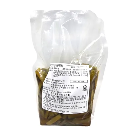 프레시플러스 궁채장아찌(줄기상추50% 1Kg/EA)