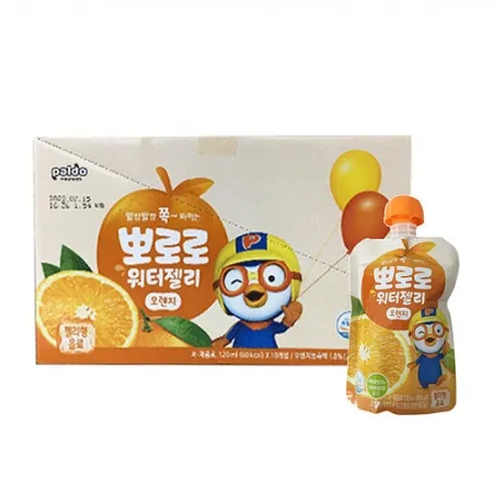 뽀로로 워터젤리(120ml_오렌지 120g/EA)x10