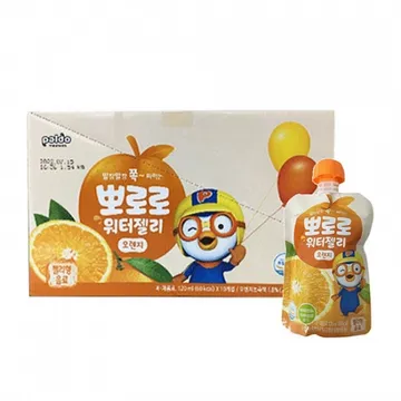 뽀로로 워터젤리(120ml_오렌지 120g/EA)x10