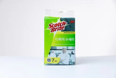스카치브라이트 수세미(청색_15*23cm_7매입 다목적용 EA)