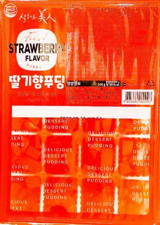 MDS 딸기푸딩(젤리_절단_20조각 1Kg/EA)