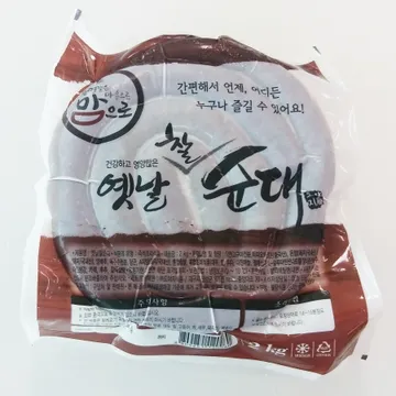 도야지식품 순대(실속 통 2Kg/EA)
